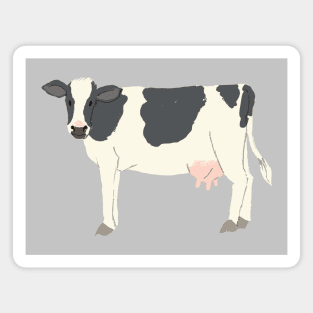 Black and White Cow Magnet